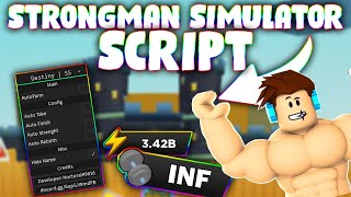 UPDATED Strongman Simulator Script PASTEBIN 2023 AUTOFARM REDEEM CODES SPEED AUTO REBIRTH [upl. by Ogirdor]