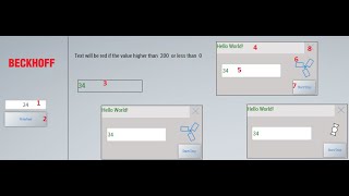 TwinCAT HMI Popup development and how data can be exchanged between popup and PLC are explained [upl. by Nelloc]