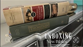 Cultural Background Study Bible  Thompson Chain Reference Bible  Unboxing amp Thoughts [upl. by Ainoz]