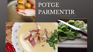 شوربة البطاطا مع البراصيا potage Parmentier [upl. by Sherline]