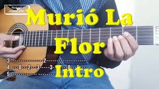 Cómo tocar la Intro de Murió La Flor en Guitarra Los Ángeles Negros Ejercicios guitarra 6a parte [upl. by Harris]