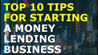 How to Start a Money Lending Business  Free Money Lending Business Plan Template Included [upl. by Adiana89]