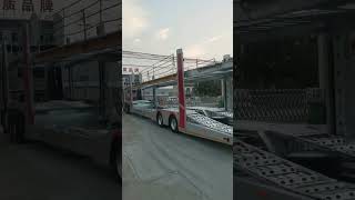 Galvanized Car Carrier Trailer ready to go to the port new upgraded galvanized Car Carrier Trailer [upl. by Gnek]