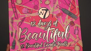 W7 Advent Calendar makeup try on [upl. by Eniliuqcaj]