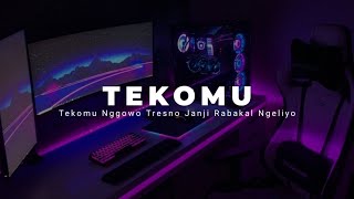 DJ TEKOMU GOWO TRESNO JANJI RABAKAL NGELIYO VIRAL TIKTOK [upl. by Tterraj]