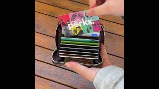 RFID Leather Card Holder  Colorful Woven Edge Design [upl. by Sargent]