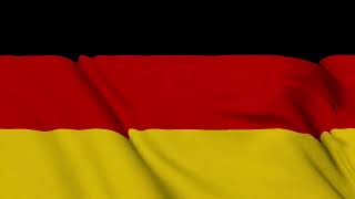 Germany Flag 4K Waving in the Wind  10 Minutes Loop [upl. by Yrtua]