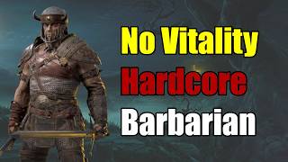 No Vitality Hardcore Hell Barbarian SSF [upl. by Pinelli]