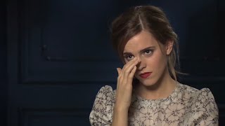 Emma Watson gets upset and stops the interview [upl. by Sinnal411]