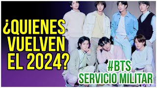 ¿QUÉ INTEGRANTES DE BTS SALDRAN DEL SERVICIO MILITAR ESTE 2024 [upl. by Horatius]