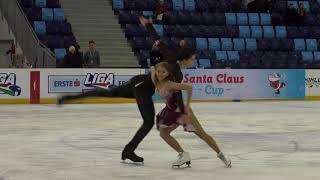 2017 Santa Claus Cup  Mariia KAZAKOVAGeorgy REVIYAGEOID JUNIOR FREE DANCE [upl. by Feldt757]