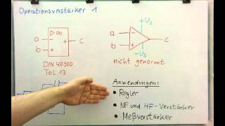 Elektronik  OPV 1  Was ist ein Operationsverstärker [upl. by Giesser]