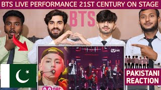 Bts Live Performance 21st Century Comeback On Stage  Pakistani Reaction  Usman Rajpoot [upl. by Salsbury]