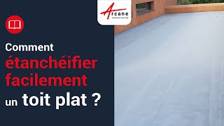 Comment étancher facilement un toit terrasse plat   Résine étanchéité toit terrasse plat [upl. by Ulysses]