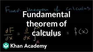 Fundamental theorem of calculus Part 1  AP Calculus AB  Khan Academy [upl. by Eldon]