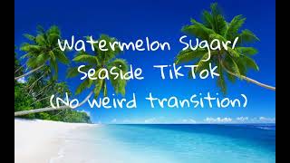 Watermelon Sugar ft Seaside TikTok song Without the weird transition [upl. by Aspa425]