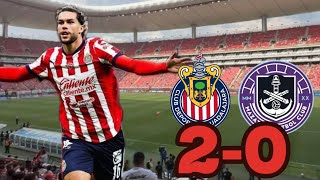 Chivas 🆚 Mazatlán 2  0 el vaquero está en su mejor momento reaccionando desde el estadio akron🐏⚓🇫🇷 [upl. by Yelnet969]