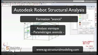 Autodesk Robot  Analyse sismique à lEurocode 8  02  Paramètrages avancés [upl. by Thomson850]