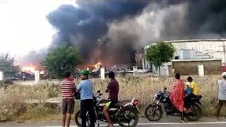 Neemrana Unicharm Plant Catch Fire [upl. by Lewie]