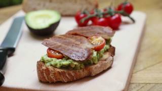 Vegan Bacon and Avocado Toast with Sgaia Streaky Rashers [upl. by Ciapas]