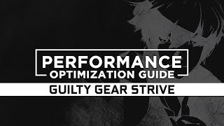 Guilty Gear Strive  How to ReduceFix Lag and BoostImprove Performance [upl. by Gussie892]