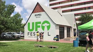 Visitors come from all over to take part in Roswells UFO Festival [upl. by Steep681]