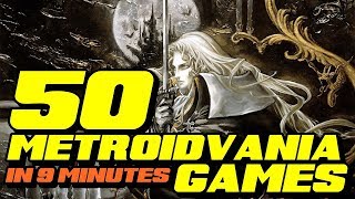 50 Metroidvania in 9 minutes PART 1 [upl. by Pheni]