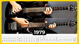 1979  The Smashing Pumpkins  Tabs  Guitar Lesson  Cover  Tutorial  All Guitar Parts [upl. by Barn]