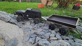 Absima Sherpa pulls DIY trailerdiycrafts rcadventure offroad rccar crawler [upl. by Hailat688]