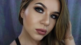 Ultra Smokey Eye Morphe 35K palette Tutorial  KatEyedTv [upl. by Einhpets]