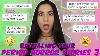 Reading Your WORST Horror Period Stories EVER 3 so gross  Just Sharon [upl. by Maurilla943]