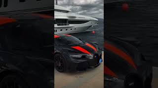 Bugatti chiron 🖤🧡 automobile bugatti luxurycar edit sportscar cartok subscribemoney [upl. by Enilesoj178]