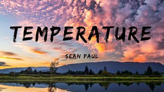 Sean Paul  Temperature Lyrics [upl. by Goldarina]