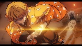 Zenitsu All Thunder Breathing Form Compilation  Demon slayer 1080p [upl. by Adiaros548]