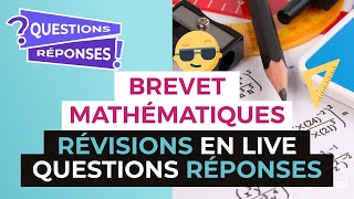 Brevet 2017  Révisions en Live de Maths  Questions Réponses  digiSchool [upl. by Argyle143]