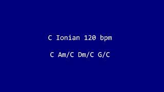 C Ionian Backing Track 120 bpm [upl. by Phi289]