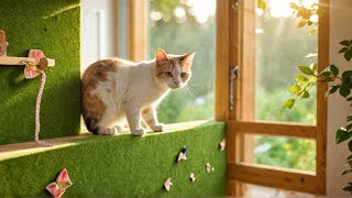 DIY Cat Climbing Wall for your Adventurous Feline 🏞️🐈 safarilive [upl. by Llemrej812]