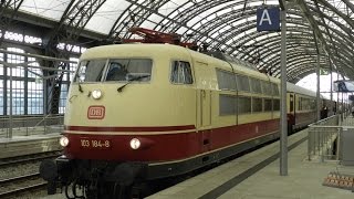 BR 103 1848  Führerstandsmitfahrt Dresden  Köln Juli 2011 HD [upl. by Gow434]