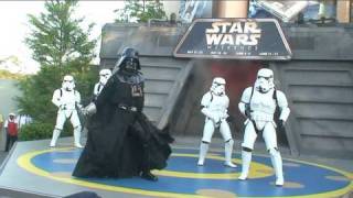 Boba Fett dances to Michael Jackson and Lady Gaga at Disneys Star Wars Weekends 2010 [upl. by Costello]