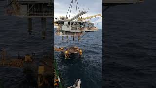 Oil platform decommissioning process [upl. by Nahtannoj]