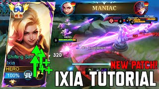 IXIA TUTORIAL NEW PATCH  Ixia Best Build 2024  MLBB [upl. by Iinden506]