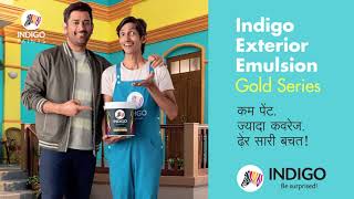 Indigo Paints Exterior Gold Hindi 25 sec HD [upl. by Crosby]