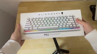 Alienware Pro Wireless Gaming Keyboard  UNBOXING [upl. by Victor53]