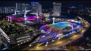 SETIA SPICE Convention Centre Roof Garden  Drone Footage [upl. by Trah]