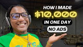 How I Made 10000 In One Day W Clothing Brand [upl. by Mccready]