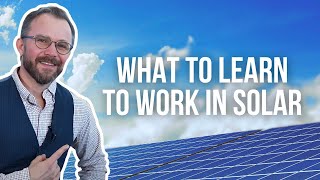 Solar Education and Certification  Sean White [upl. by Atima206]