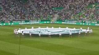 Ferencvaros Budapest anthem  Groupama Arena Florian Albert Stadion [upl. by Romeyn]