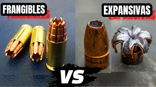 Balas expansivas VS Balas frangibles ¿Cuál gana l bala de punta hueca  balas RIP [upl. by Chilton]