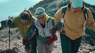 Cinematic Rinjani Hiking to Summit  cinematic video sony a7iii [upl. by Hairahcez]