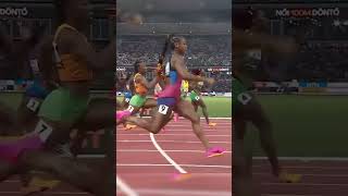 ShaCarri Richardson is the 100m world champion trackandfieldevents [upl. by Ferris]